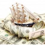 9114743-ship-and-wave-from-money-business-concept