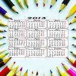 pencil-calendar-2013