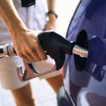 Driver Filling Fuel Tank