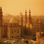 Mosques of Sultan Hasan and al-Rifa’i Seen from the Citadel