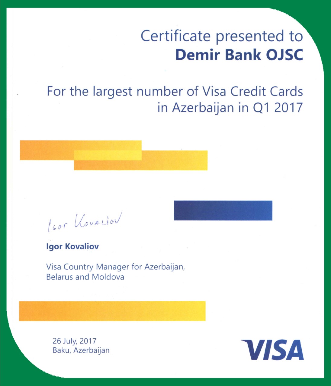 thumbnail VISA Certificate July2017