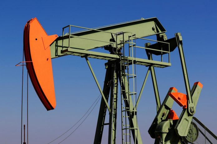 A pumpjack is seen near Zistersdorf