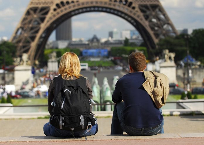 Tourists in France