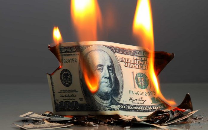 dollar-fire