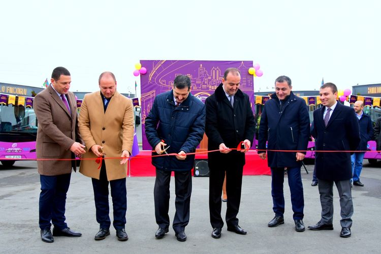 “Xaliq Faiqoğlu” Bakıya yeni gətirilmiş müasir avtobusları təqdim edib 1