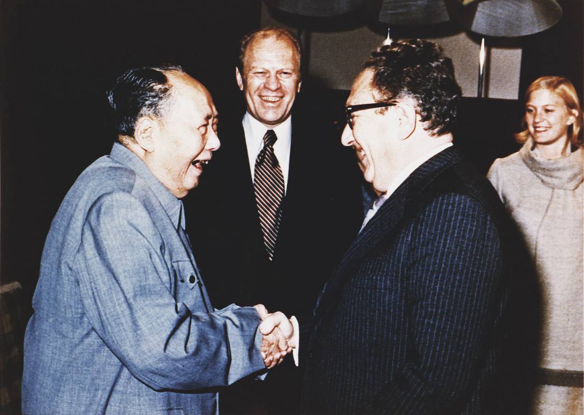 Kissinger Ford and Mao 1975 A7912