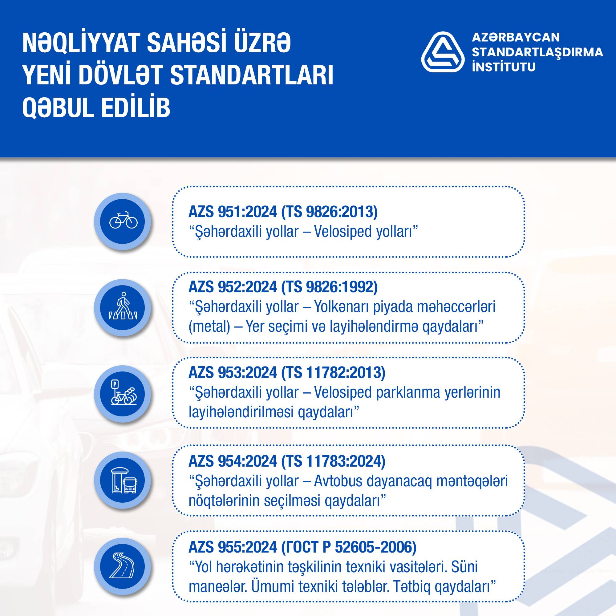 Nəqliyyat standartlar toplusu