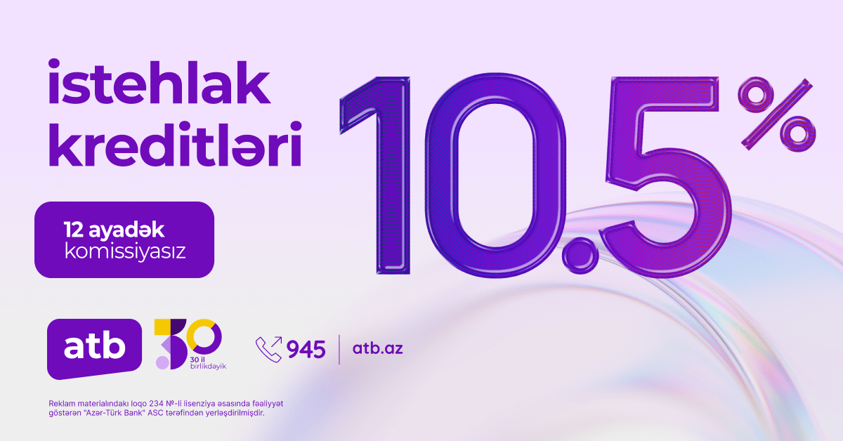Azər Türk Bank kredit faizini endirdi
