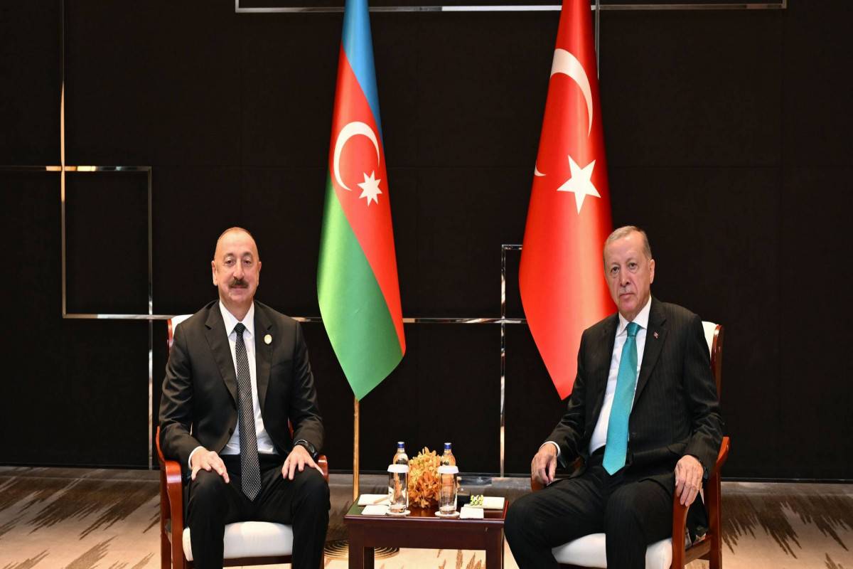 Prezident İlham Əliyevin Rəcəb Tayyib Ərdoğanla görüşü keçirilib –