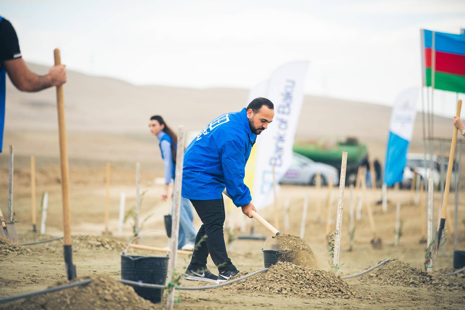 Bank of Baku-dan yaşıl təşəbbüs – növbəti ağacəkmə aksiyası keçirildi 2 3