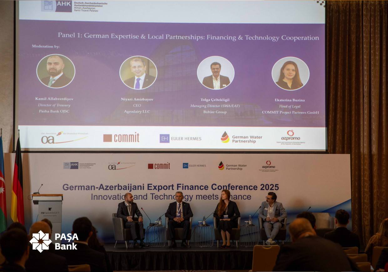 “PAŞA Bank” Alman-Azərbaycan İxracın Maliyyələşdirilməsi Konfransının eksklüziv platin sponsorudur 1 Azerbaijan German 5
