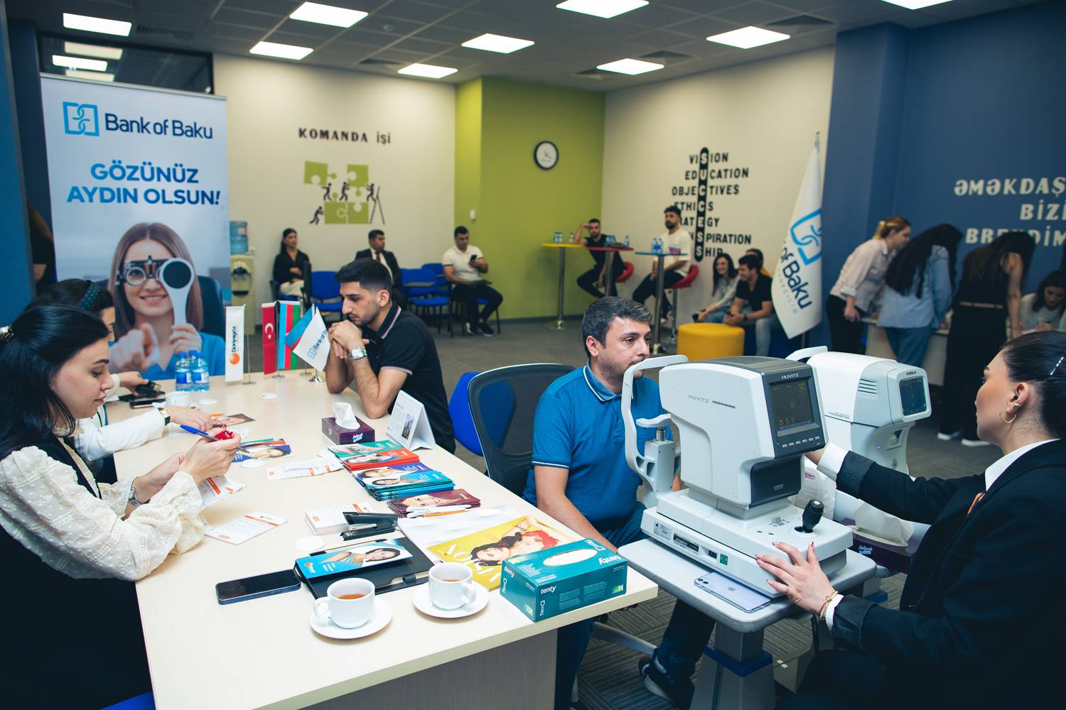 Bank of Baku dan Gozunuz aydin olsun suari ilə saglamliq aksiyasi 10 1