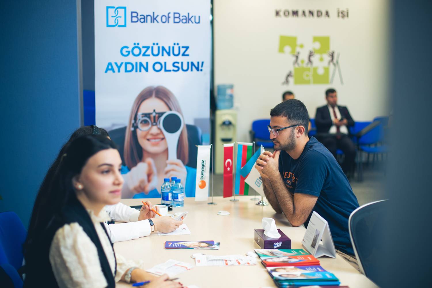 Bank of Baku dan Gozunuz aydin olsun suari ilə saglamliq aksiyasi 3