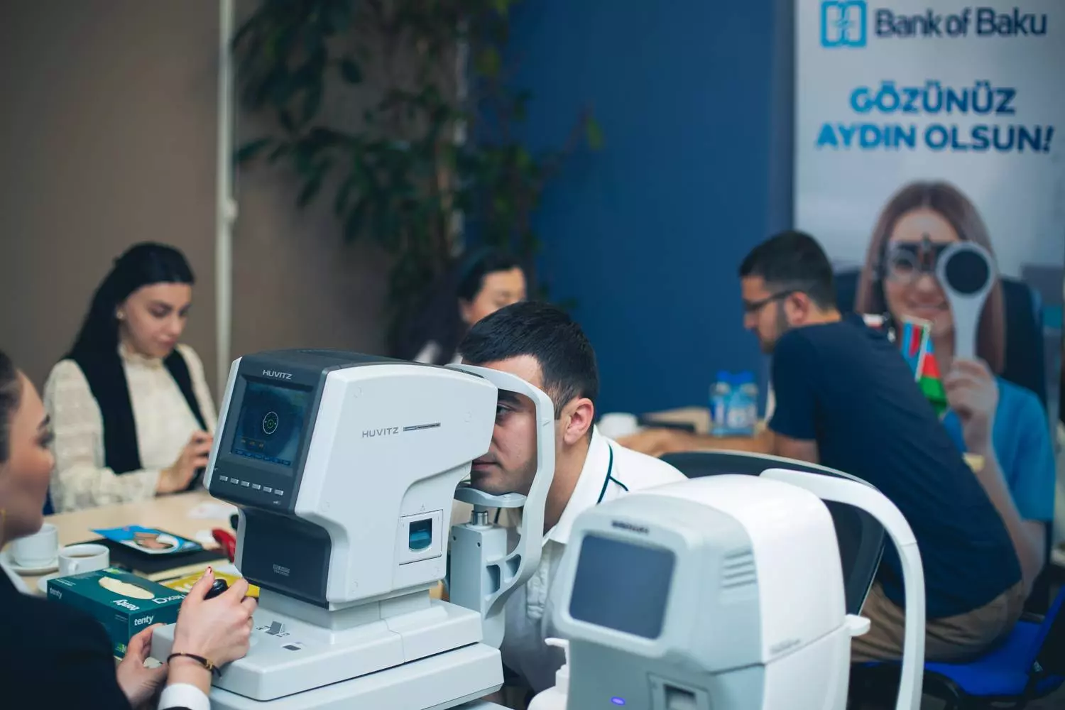 Bank of Baku dan Gozunuz aydin olsun suari ilə saglamliq aksiyasi 8
