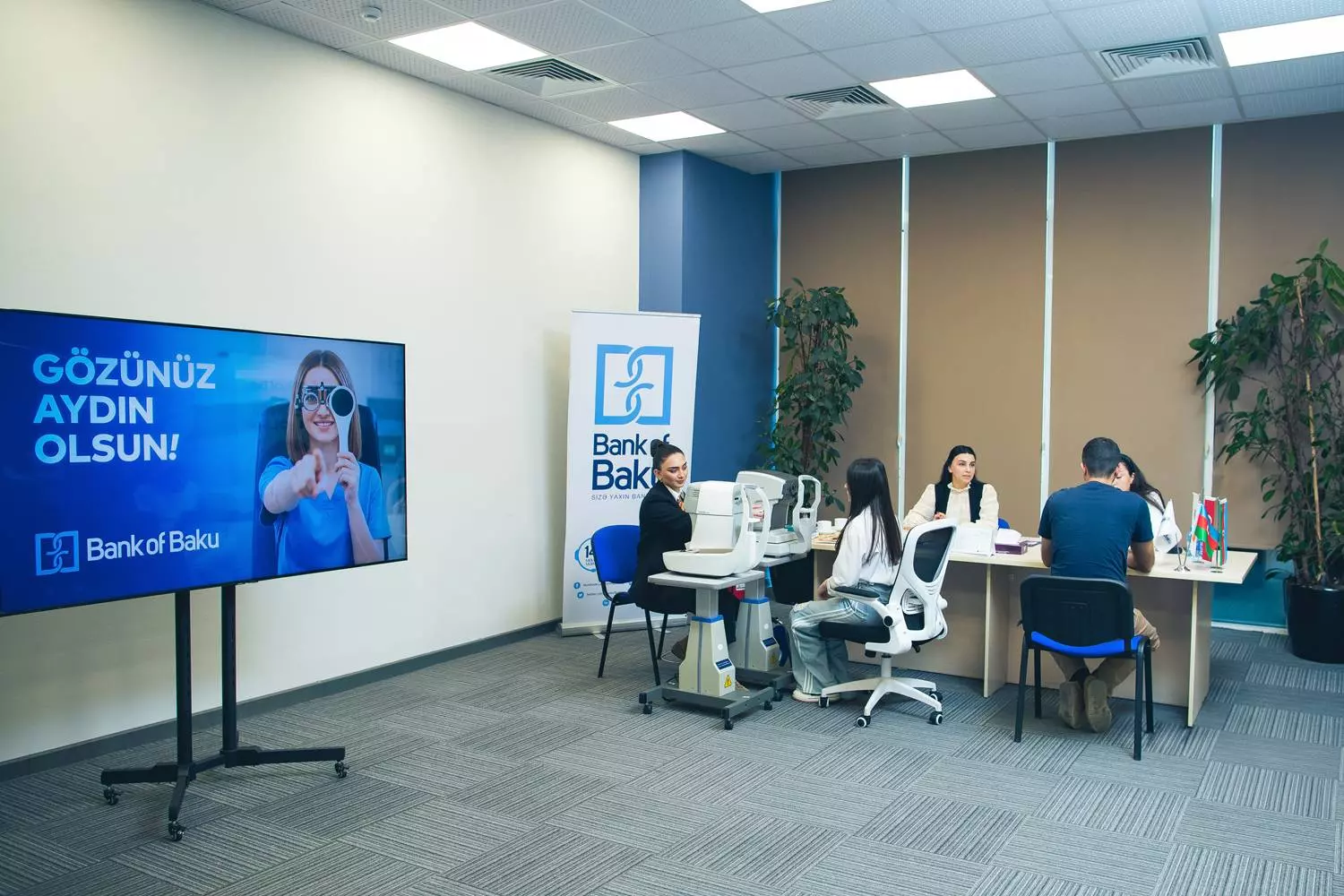 Bank of Baku dan Gozunuz aydin olsun suari ilə saglamliq aksiyasi 9