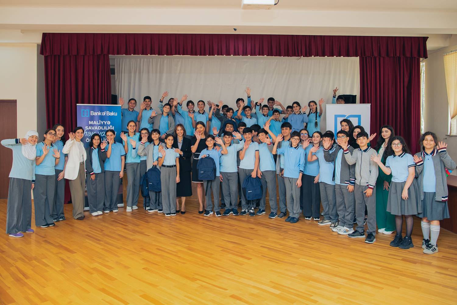 Bank of Baku dan novbəti maliyyə savadliligi tədbiri bu dəfə sagirdlərlə birgə 2