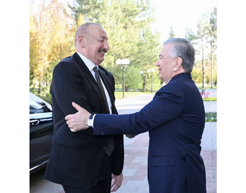 Daşkənddə Azərbaycan və Özbəkistan prezidentlərinin təkbətək görüşü olub 2 13 2