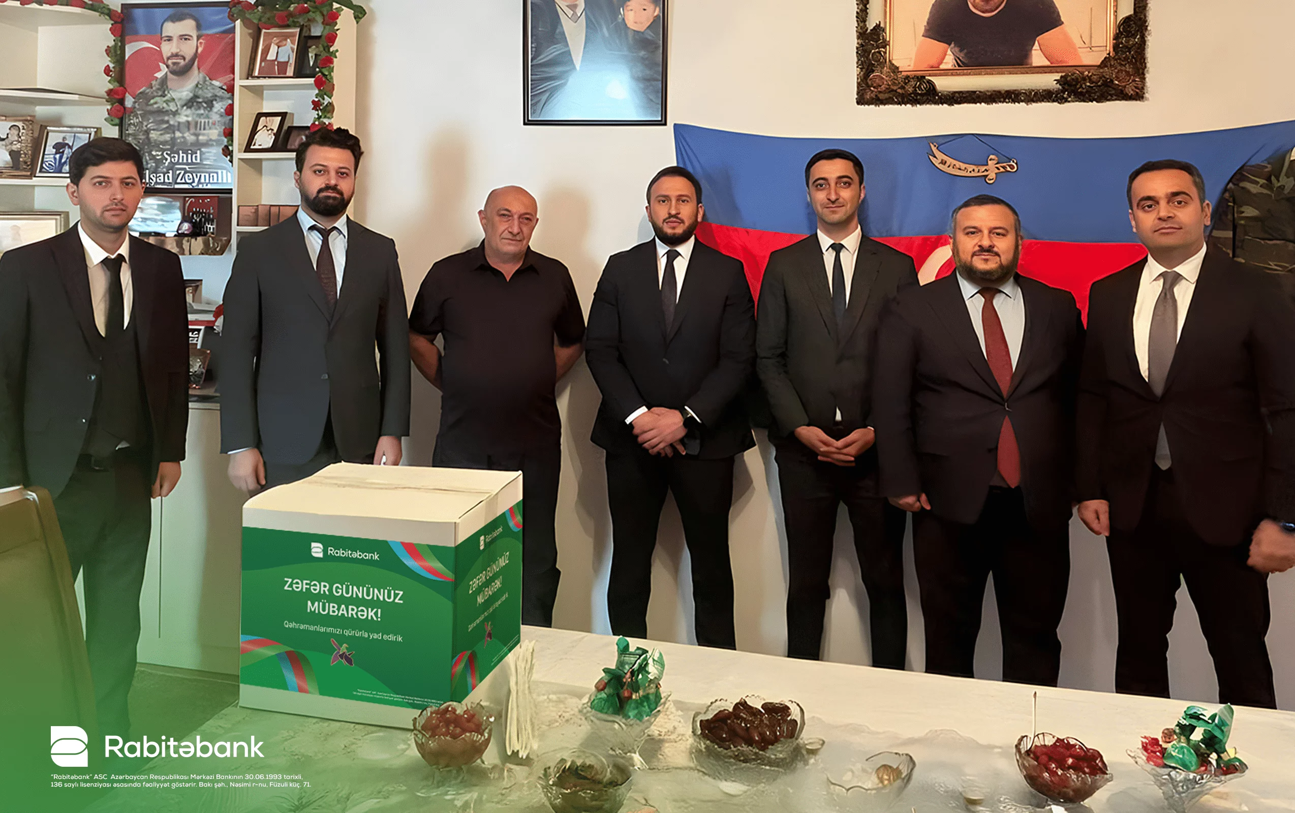 Rabitəbank Zəfər Günü ərəfəsində şəhid ailələrini ziyarət edib 11 press1