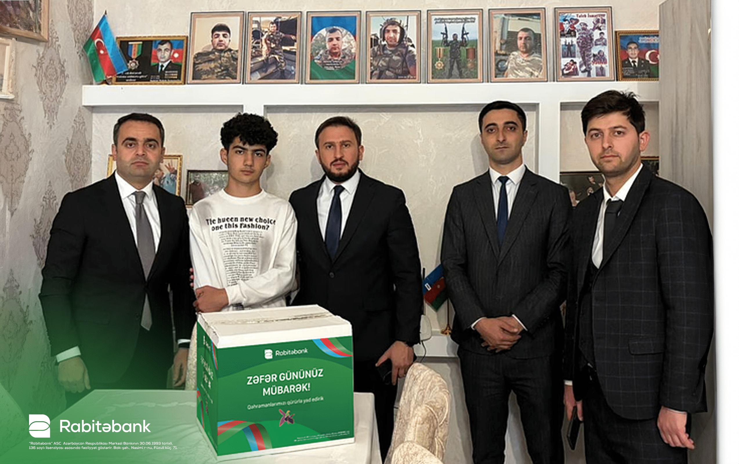 Rabitəbank Zəfər Günü ərəfəsində şəhid ailələrini ziyarət edib 2 press3