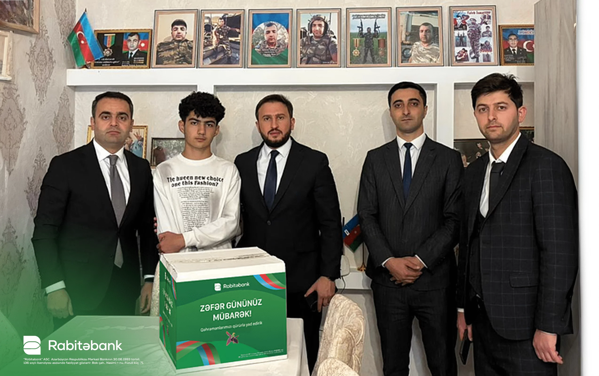 Rabitəbank Zəfər Günü ərəfəsində şəhid ailələrini ziyarət edib 2 press3