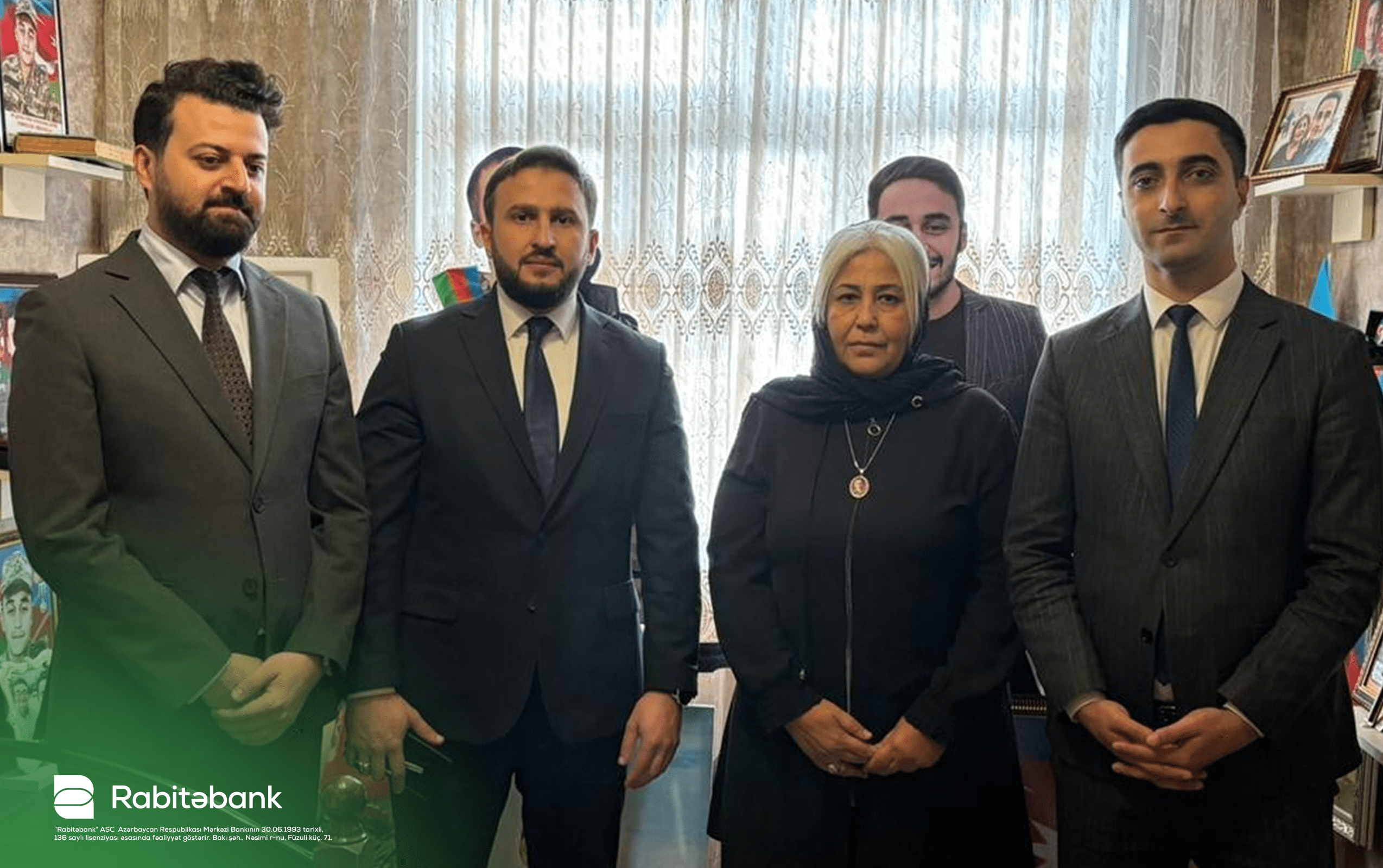 Rabitəbank Zəfər Günü ərəfəsində şəhid ailələrini ziyarət edib 4 press5