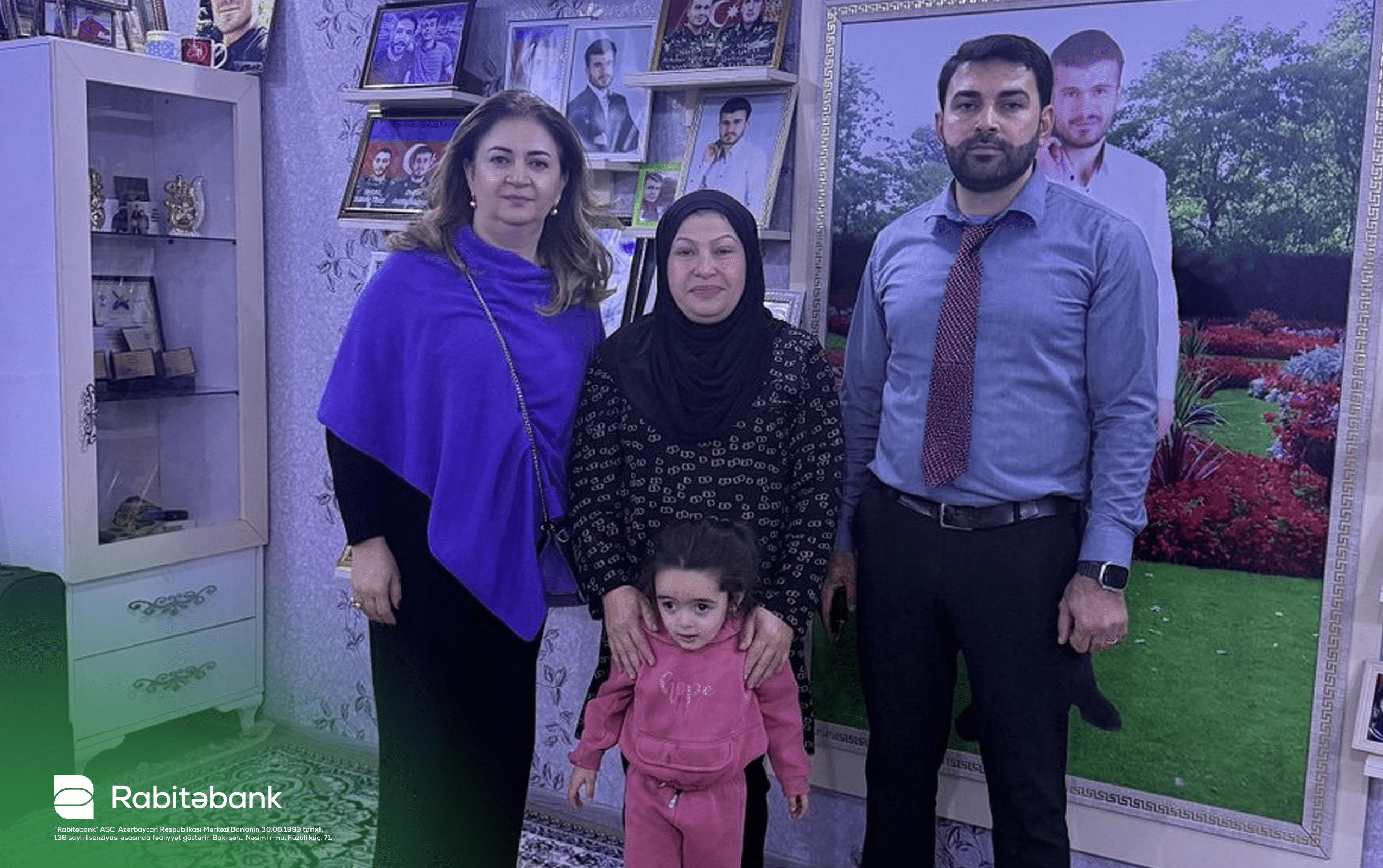 Rabitəbank Zəfər Günü ərəfəsində şəhid ailələrini ziyarət edib 6 press7