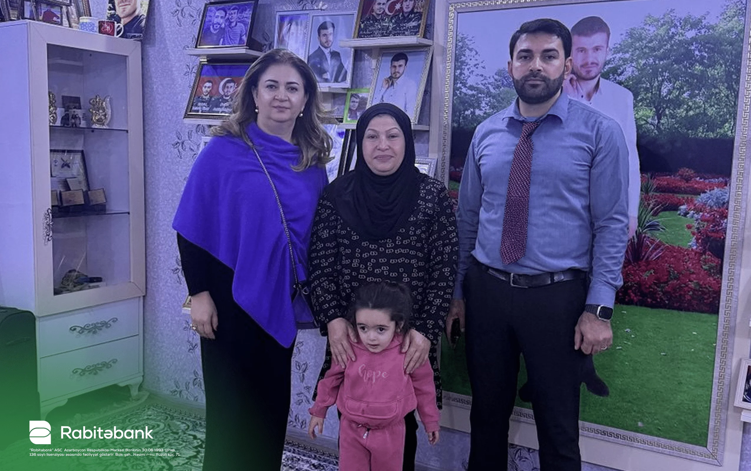 Rabitəbank Zəfər Günü ərəfəsində şəhid ailələrini ziyarət edib 6 press7