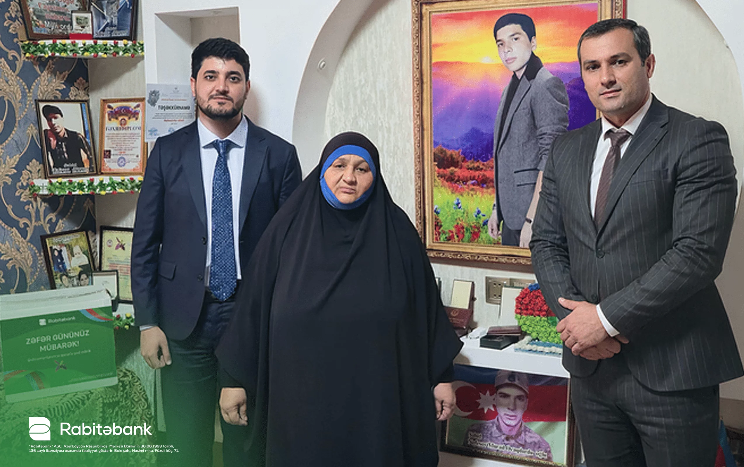 Rabitəbank Zəfər Günü ərəfəsində şəhid ailələrini ziyarət edib 8 press9