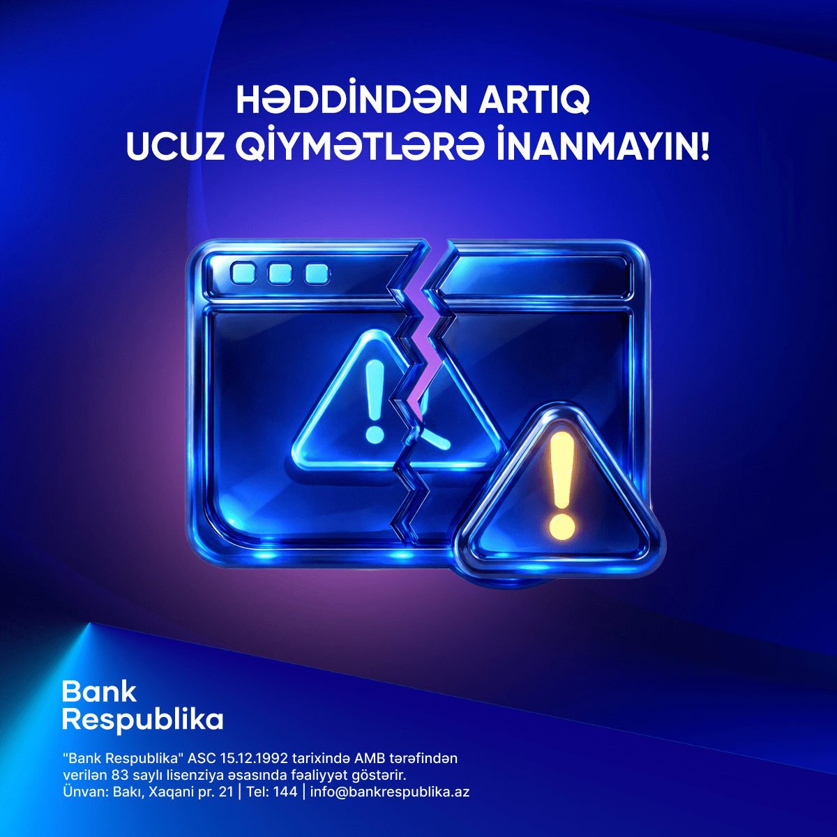 “Bank Respublika”dan Beynəlxalq Təhlükəsiz İnternet Günündə müştərilərə tövsiyələr 7 06 BR Tehlukesizlik