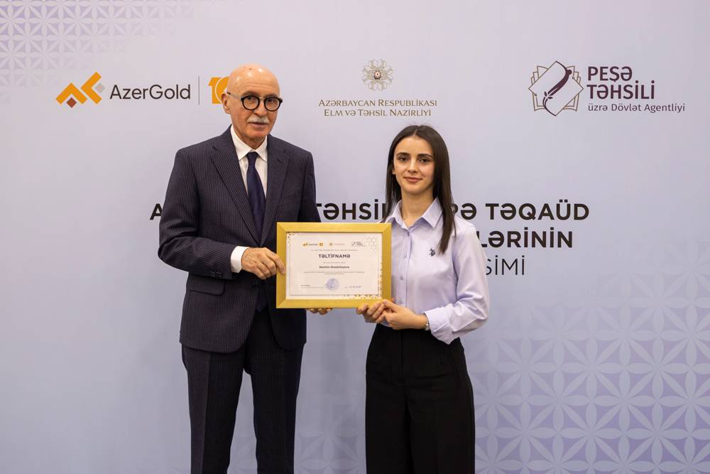 “AzerGold” QSC-nin 5-ci Təqaüd Proqramı müsabiqəsinin qalibləri mükafatlandırılıb 10 4 33