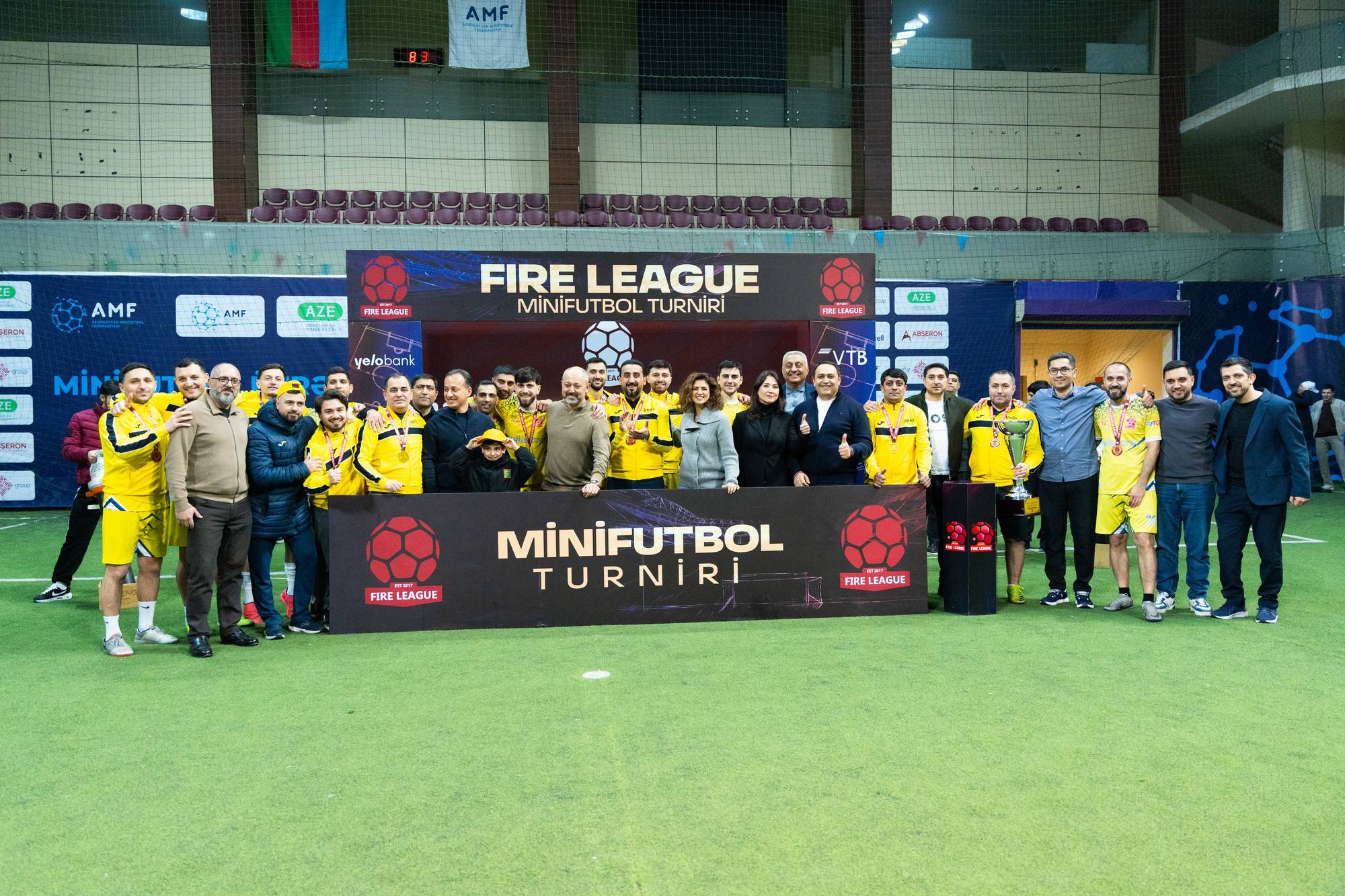 Yelo Bank banklararası mini-futbol liqasının çempionu olub 6 5 28