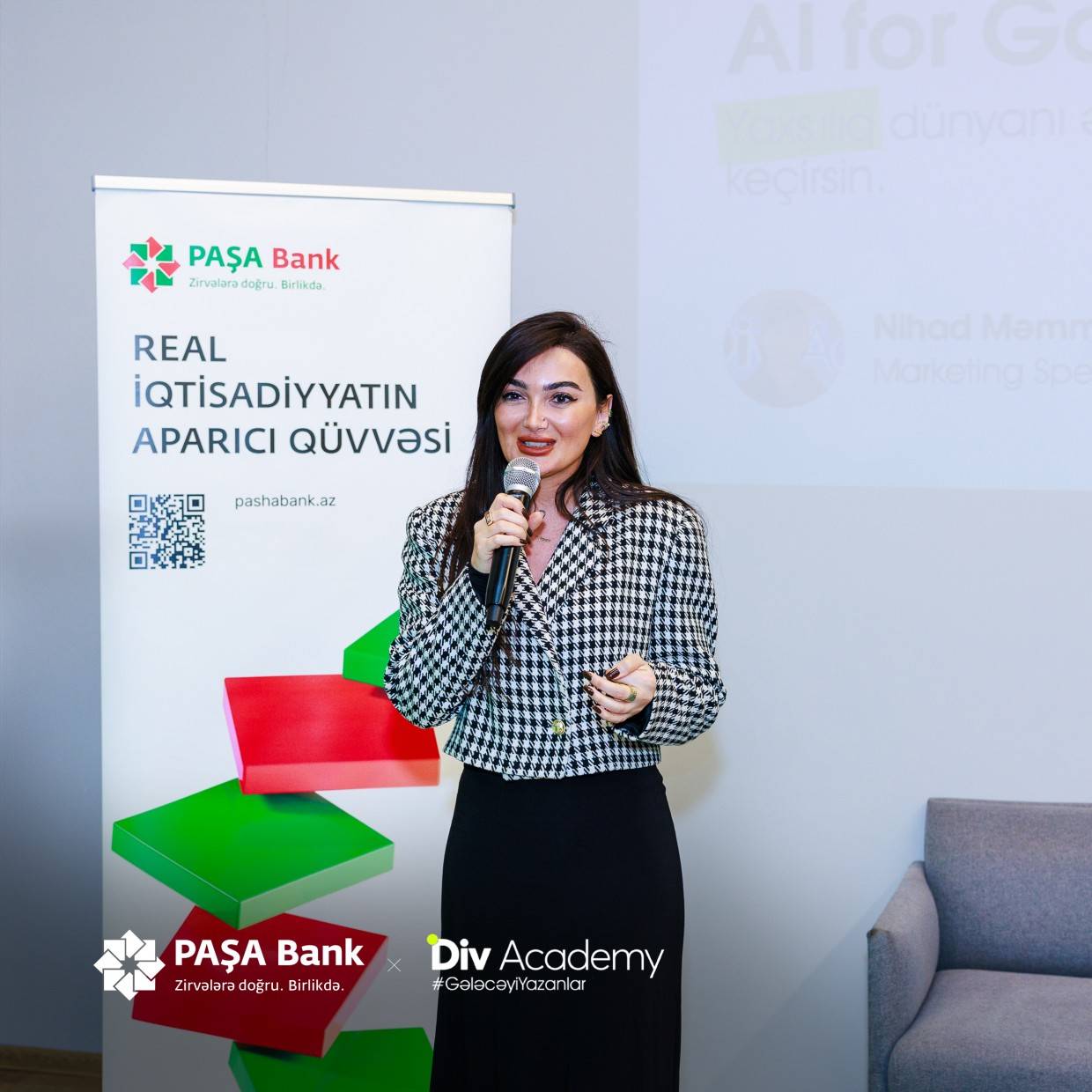 PAŞA Bank-ın dəstəyi ilə “AI for Good” süni intellekt təlim proqramının açılış mərasimi keçirildi 5 ai for good program opening feb 2026 02