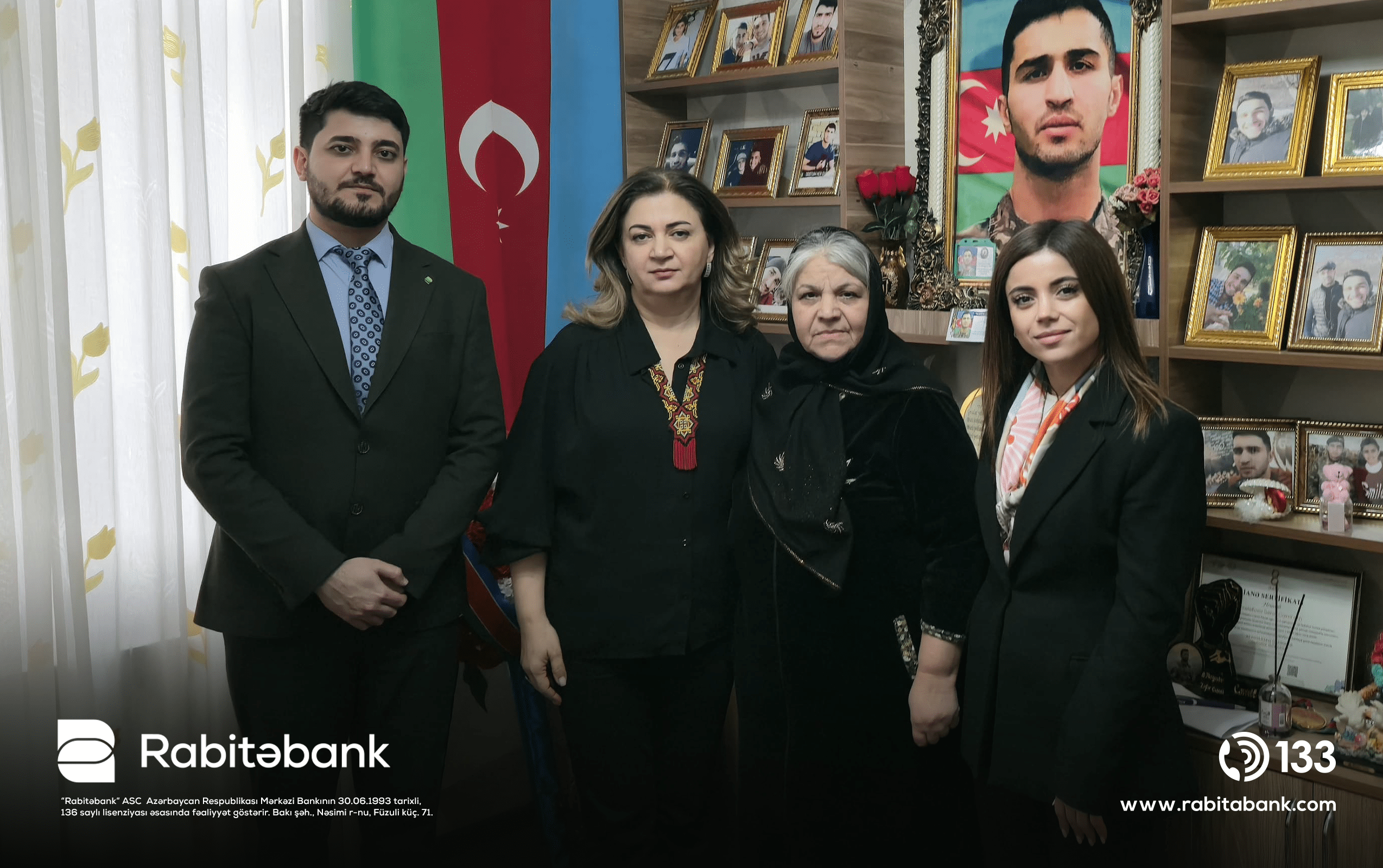 Rabitəbank Ramazan və Novruz bayramı ərəfəsində şəhid ailələrini ziyarət edib 10 11 2