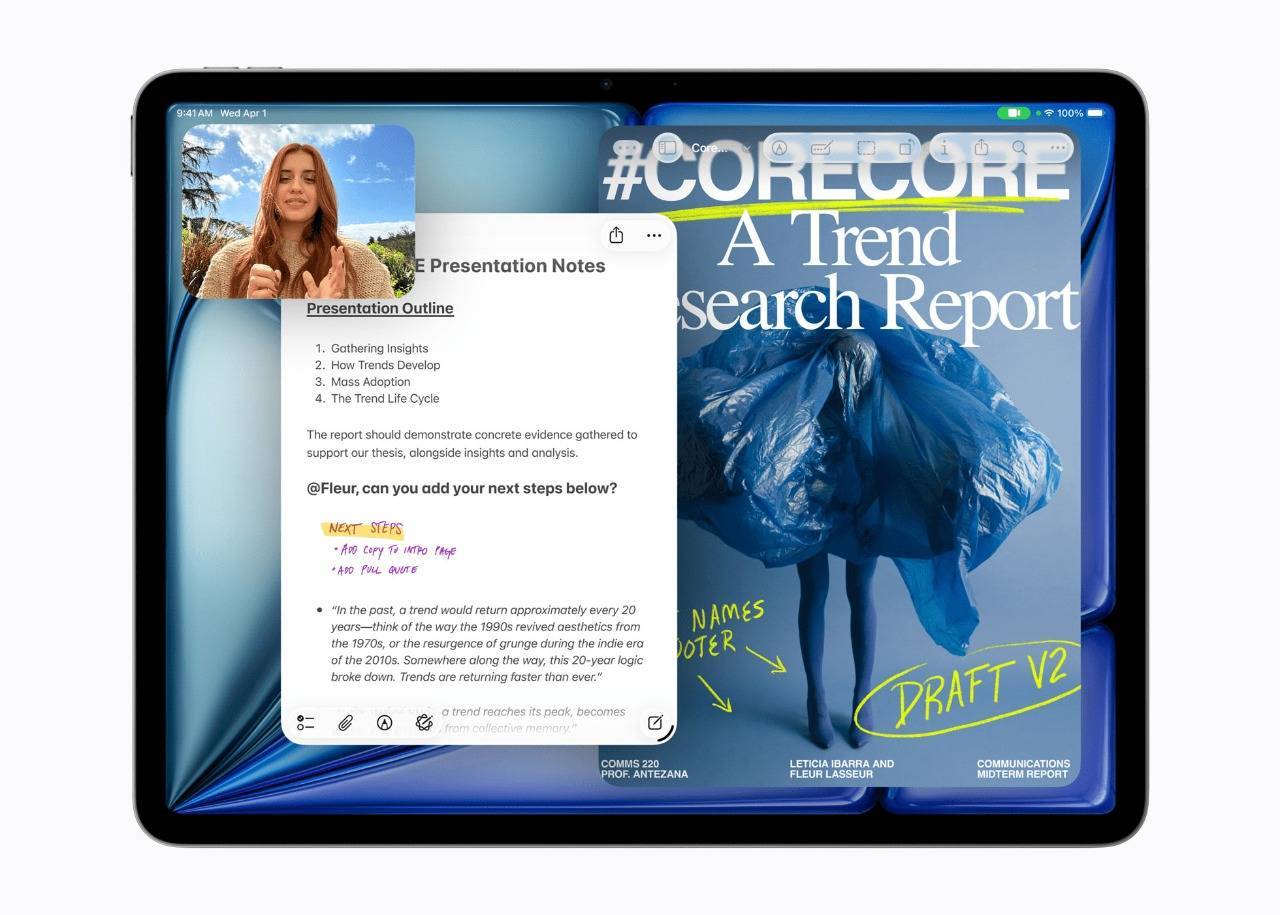 "Apple" M4 prosessorlu yeni iPad Air təqdim edib — Qiymət $599-dan başlayır 1 5276142967389360578