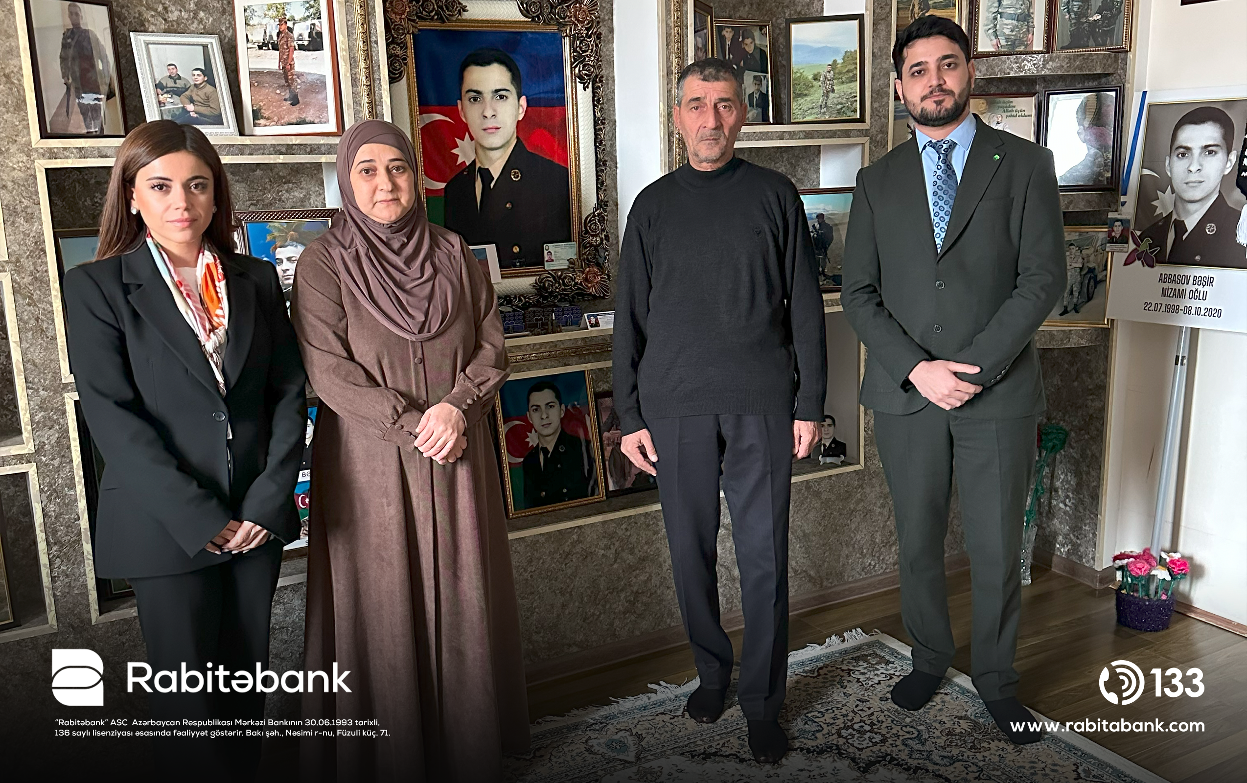 Rabitəbank Ramazan və Novruz bayramı ərəfəsində şəhid ailələrini ziyarət edib 12 6