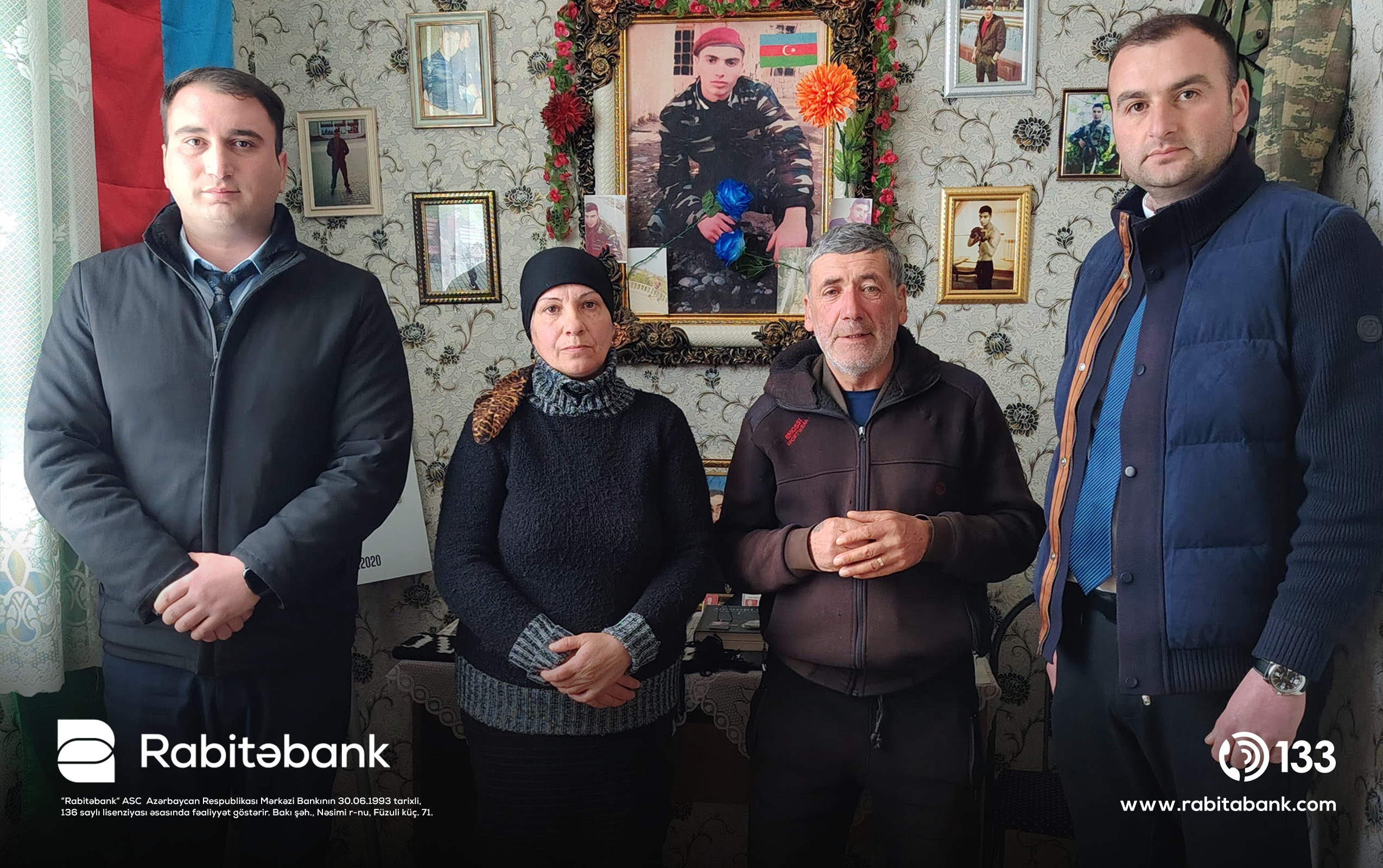 Rabitəbank Ramazan və Novruz bayramı ərəfəsində şəhid ailələrini ziyarət edib 8 9