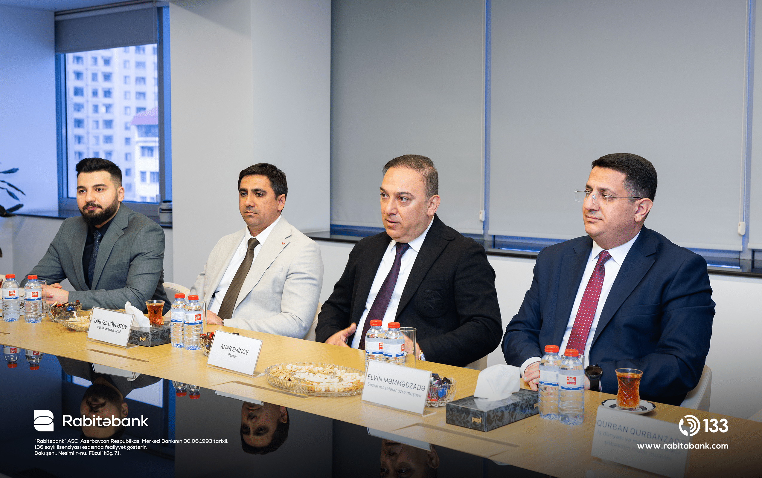 “Rabitəbank” və Mingəçevir Dövlət Universiteti arasında əməkdaşlıq memorandumu imzalanıb 1 2