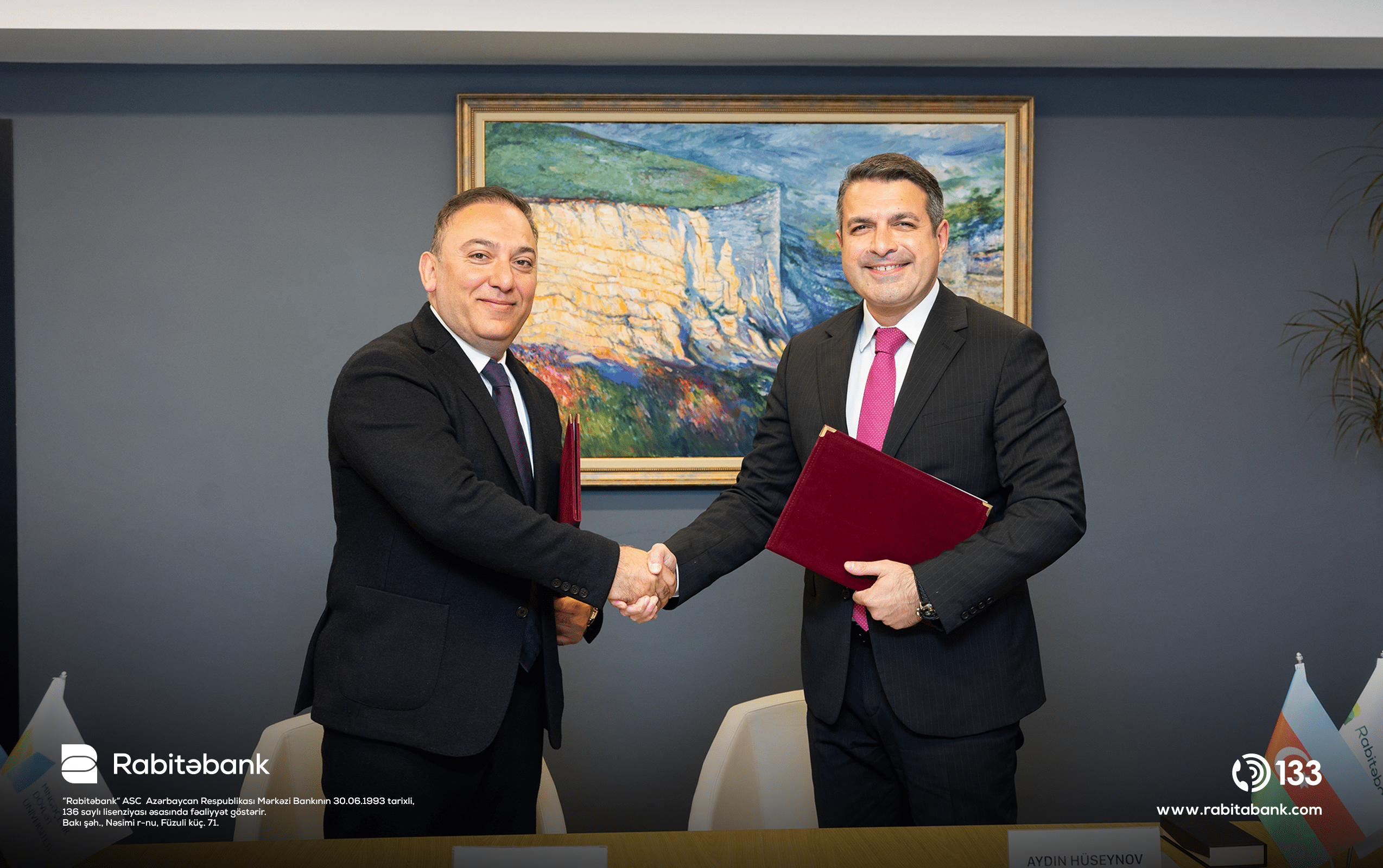 “Rabitəbank” və Mingəçevir Dövlət Universiteti arasında əməkdaşlıq memorandumu imzalanıb 4 5