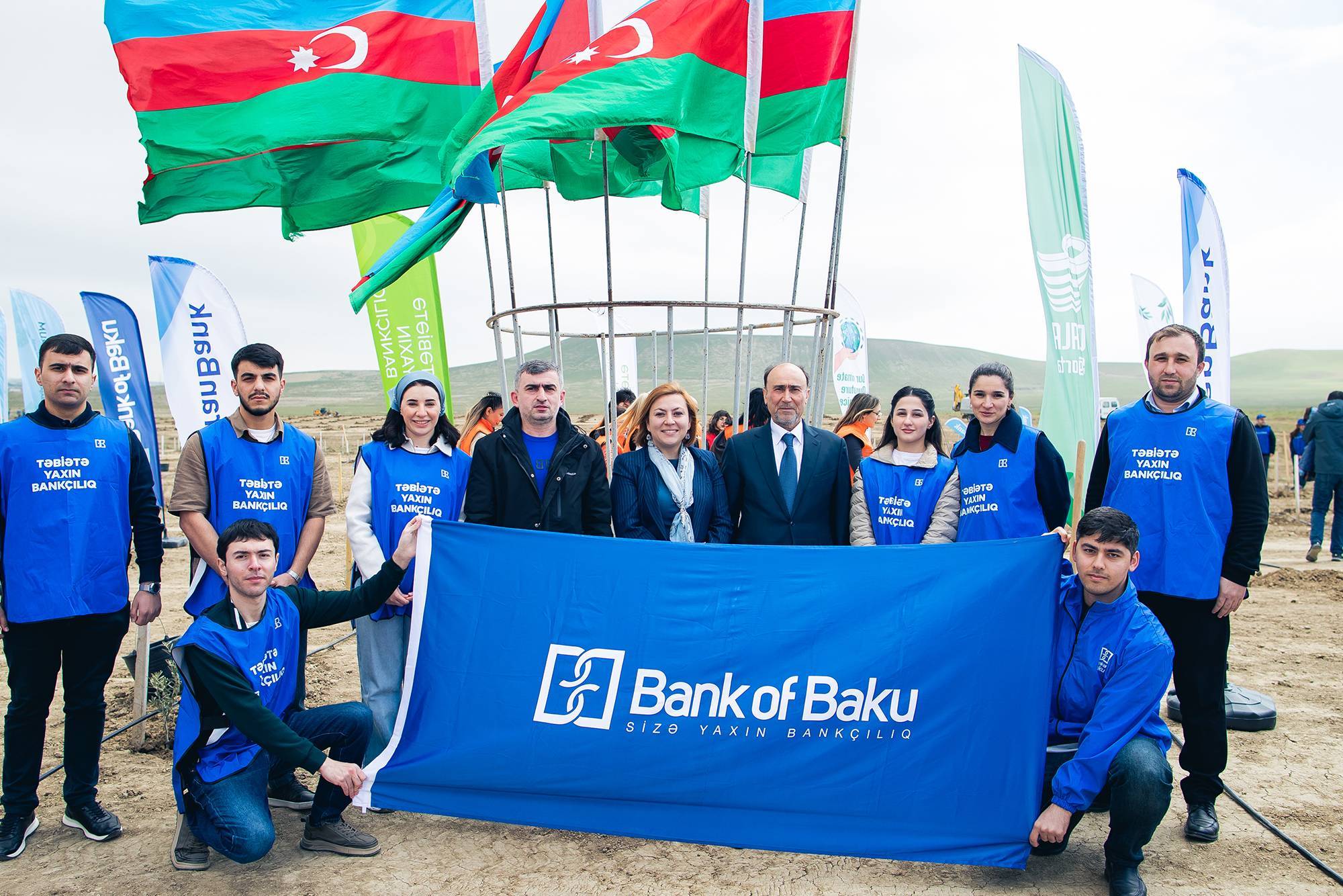Bank of Baku-dan 1 milyon ağac hədəfinə dəstək 2 Bank of Baku dan 1 milyon agac hədəfinə dəstək 3