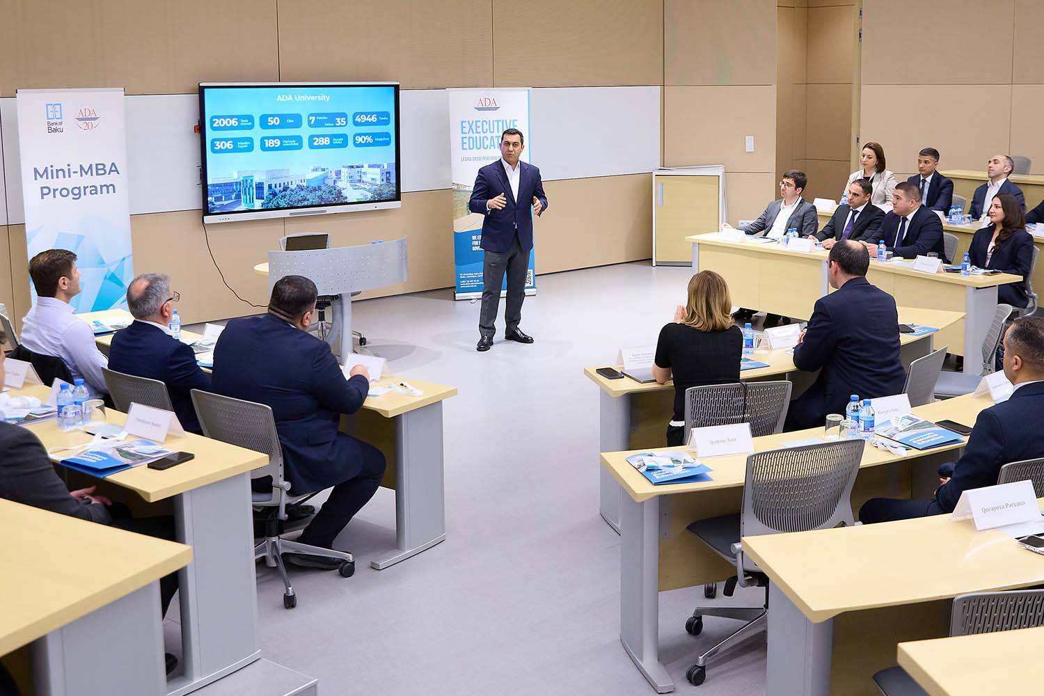 Bank of Baku üçün ADA Universitetində II mini MBA proqramı başladı 3 Bank of Baku nun ADA Universitetində II mini MBA proqrami basladi 2