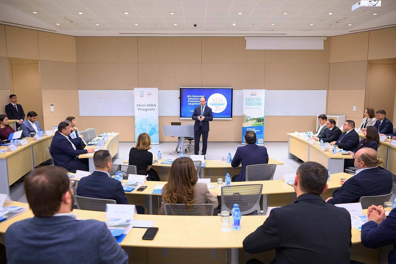 Bank of Baku üçün ADA Universitetində II mini MBA proqramı başladı 6 Bank of Baku nun ADA Universitetində II mini MBA proqrami basladi 5