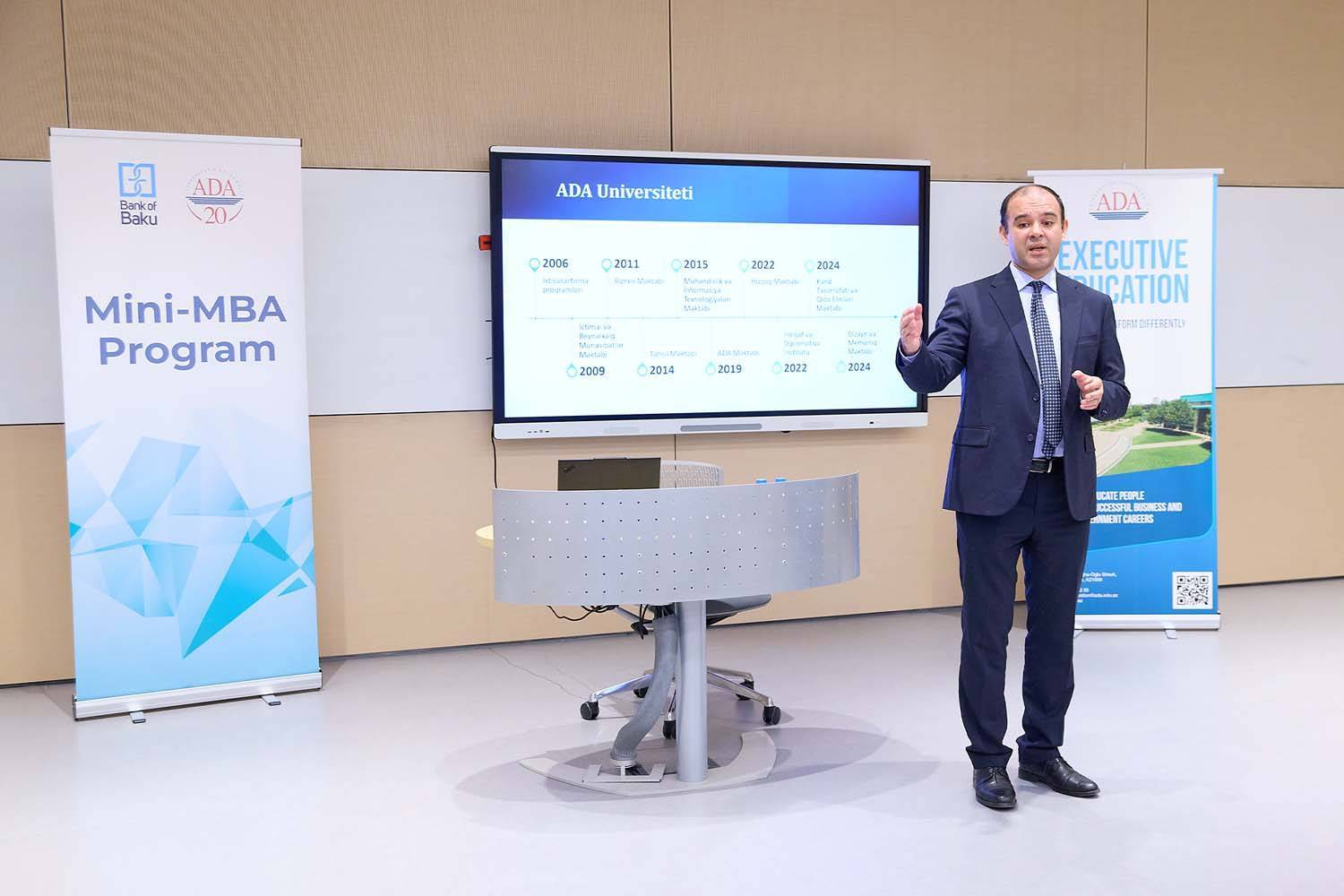 Bank of Baku üçün ADA Universitetində II mini MBA proqramı başladı 7 Bank of Baku nun ADA Universitetində II mini MBA proqrami basladi 7
