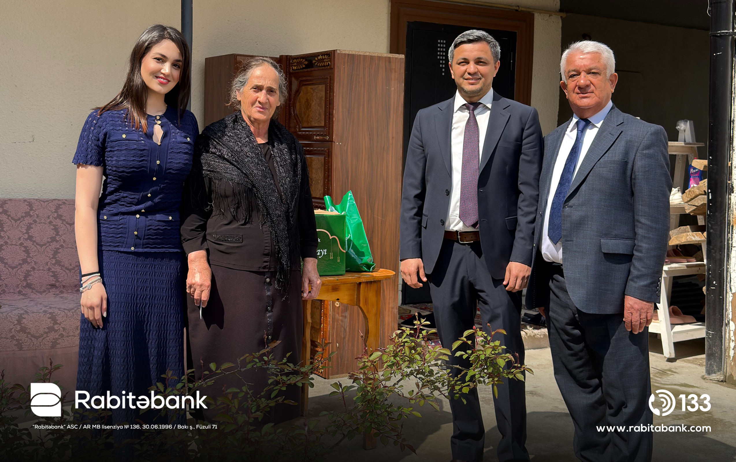 Rabitəbank Qurban bayramında Qarabağda yaşayan şəhid və qazi ailələrini ziyarət edib 11 11 2