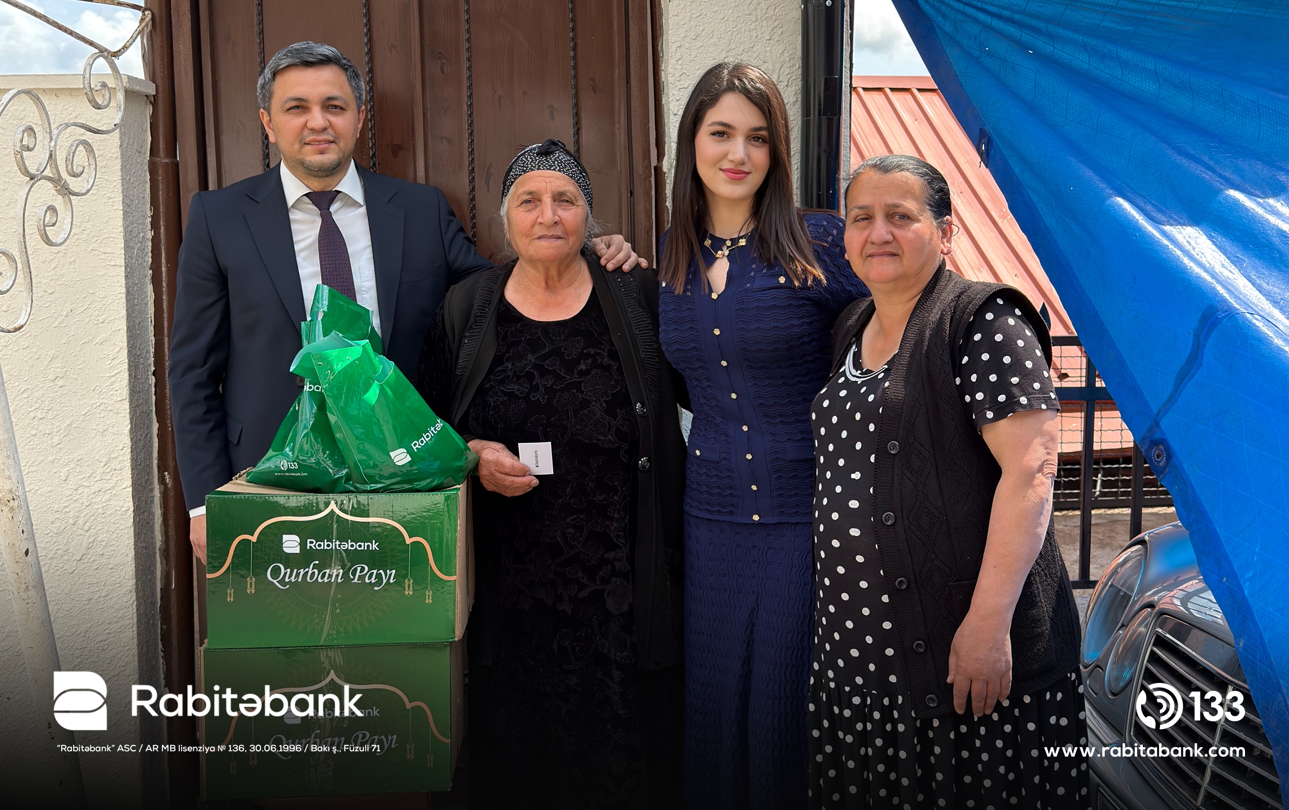 Rabitəbank Qurban bayramında Qarabağda yaşayan şəhid və qazi ailələrini ziyarət edib 13 13