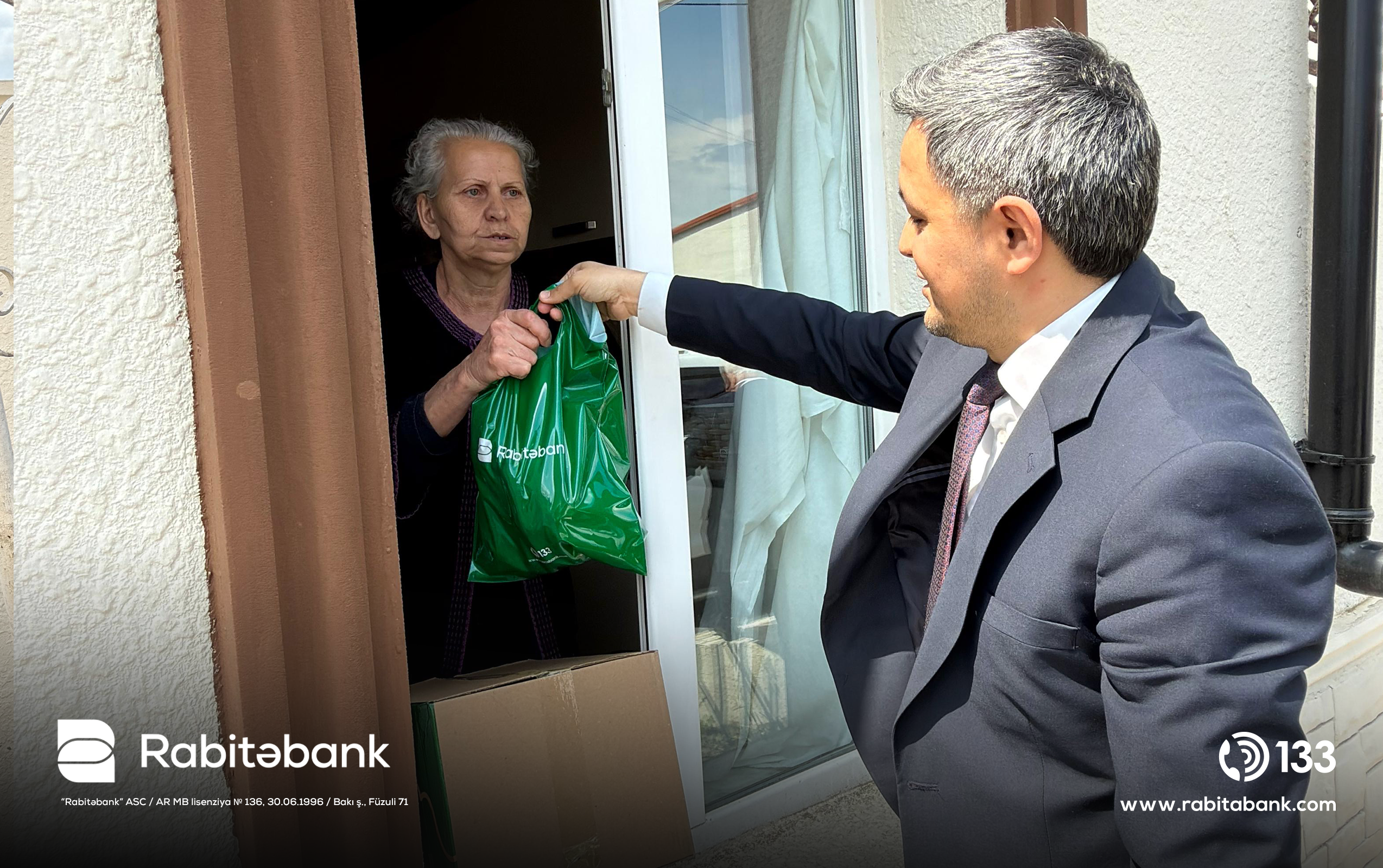 Rabitəbank Qurban bayramında Qarabağda yaşayan şəhid və qazi ailələrini ziyarət edib 14 14