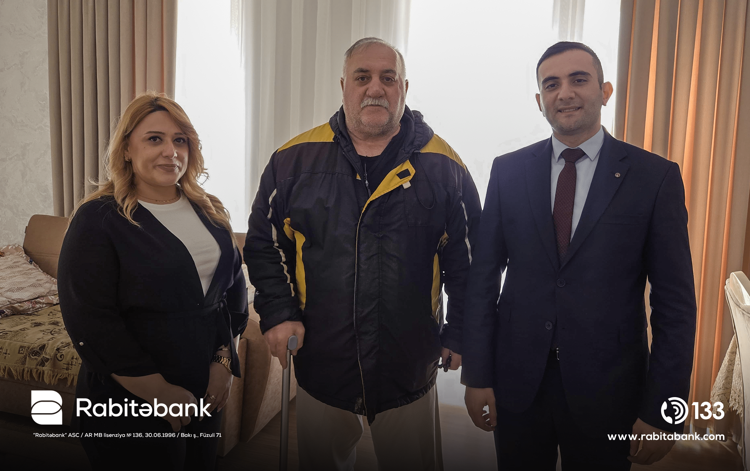 Rabitəbank Qurban bayramında Qarabağda yaşayan şəhid və qazi ailələrini ziyarət edib 3 3 1