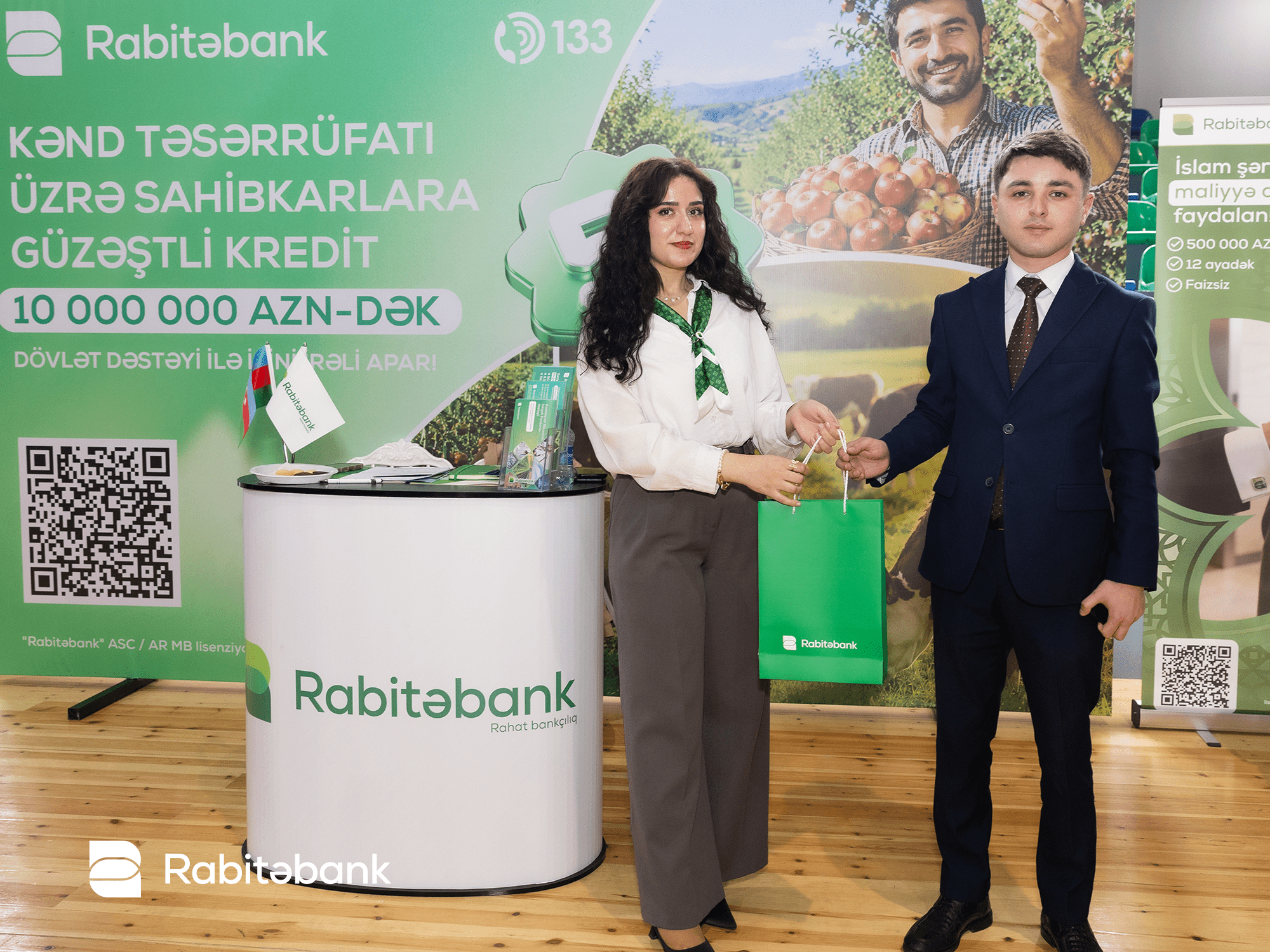 Rabitəbank maliyyə savadlılığı layihəsi çərçivəsində regionlarda sahibkarlığın inkişafına dəstəyini davam etdirir 5 4 3