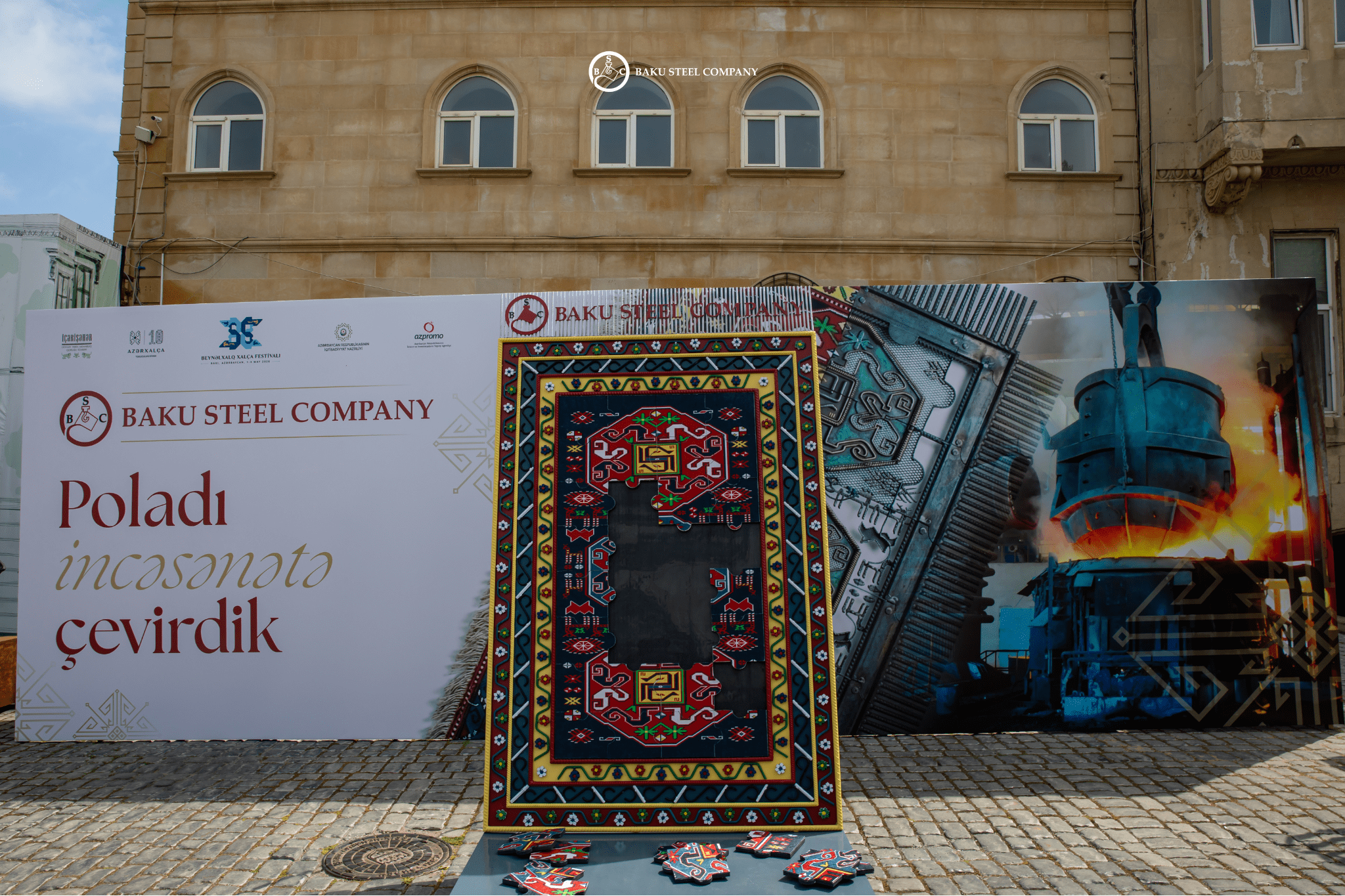Baku Steel Company Xalça Festivalında polad sənətini təqdim etdi 4 4 8