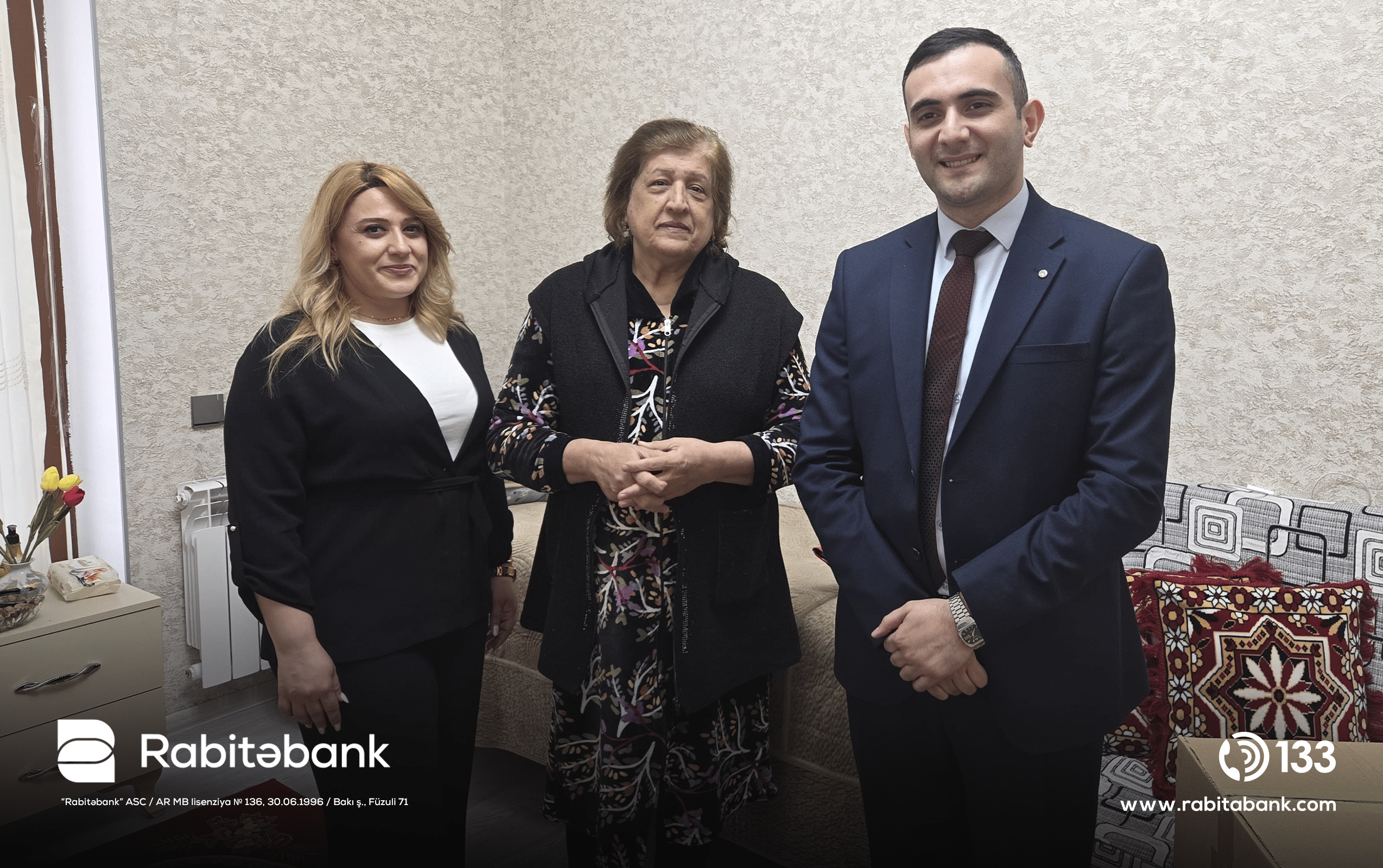 Rabitəbank Qurban bayramında Qarabağda yaşayan şəhid və qazi ailələrini ziyarət edib 5 5 3