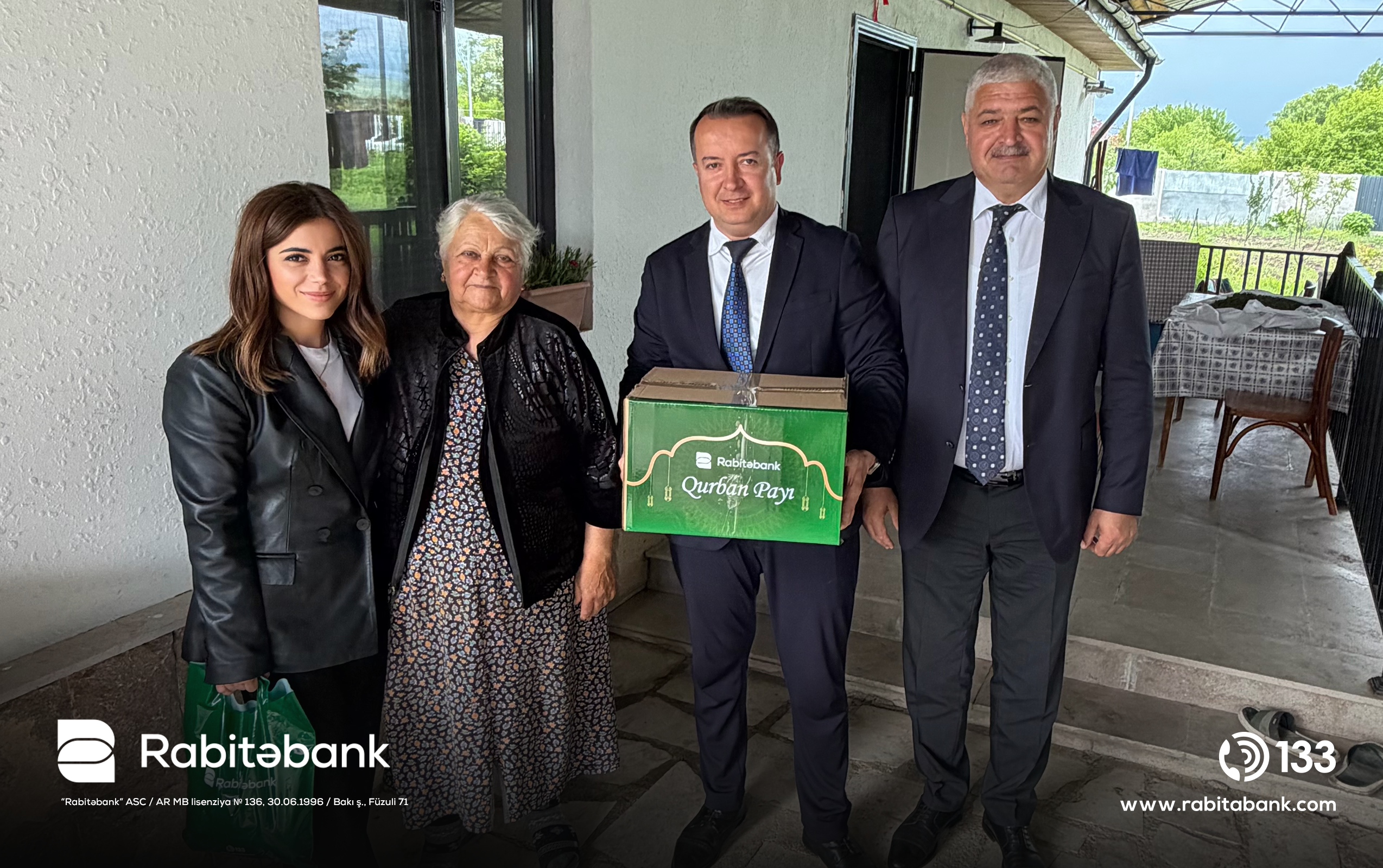 Rabitəbank Qurban bayramında Qarabağda yaşayan şəhid və qazi ailələrini ziyarət edib 6 6 1